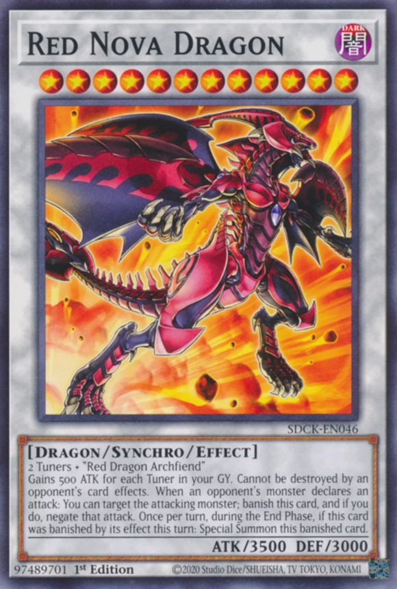 Red Nova Dragon - SDCK-EN046 - Common 1st Edition