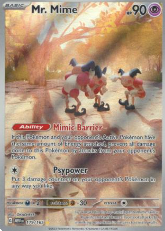 Mr. Mime - 179/165 - Illustration Rare – Essential Cards