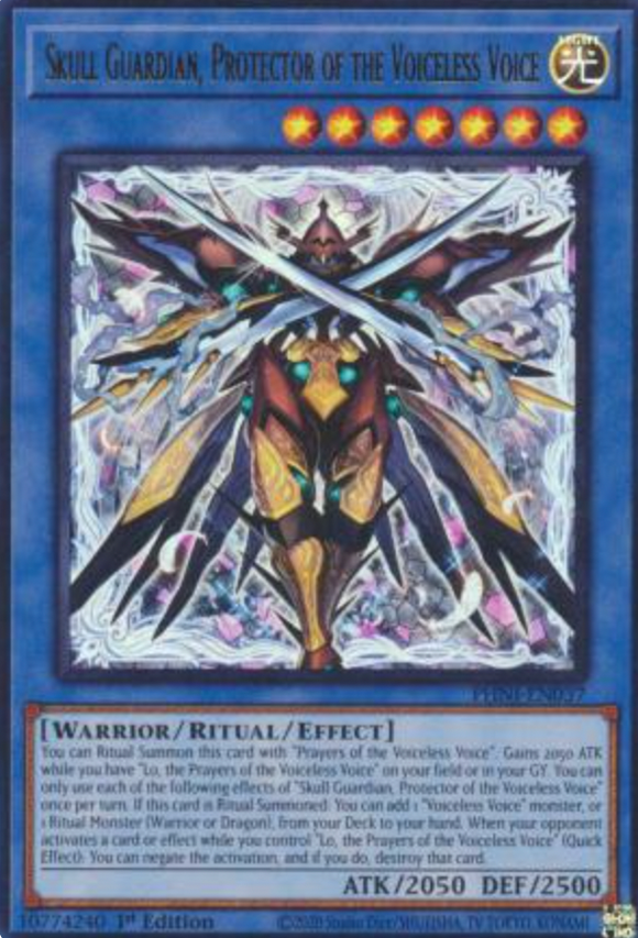 Skull Guardian, Protector of the Voiceless Voice - PHNI-EN037 Ultra Rare 1st Edition