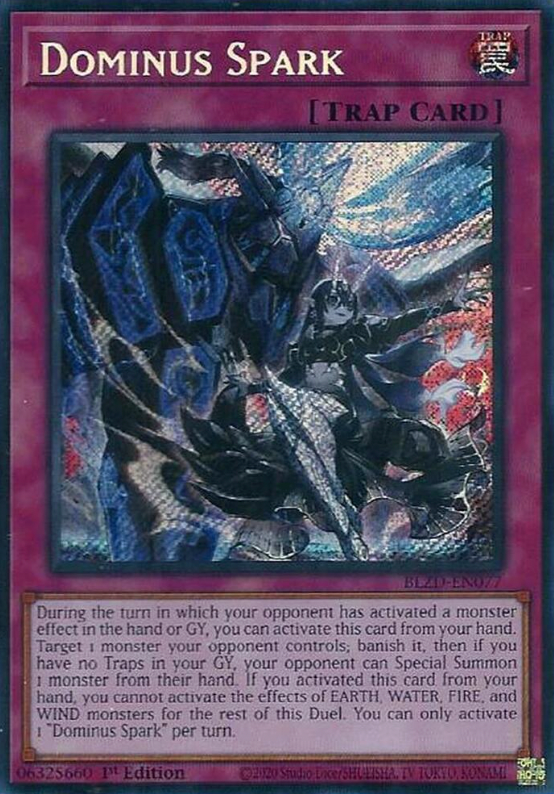 Dominus Spark - BLZD-EN077 - Secret Rare 1st Edition – Essential Cards