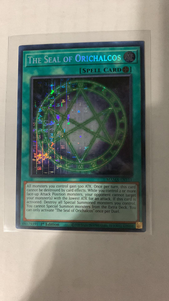 yugioh orichalcos cards The Seal of Orichalcos - MAMA-EN111