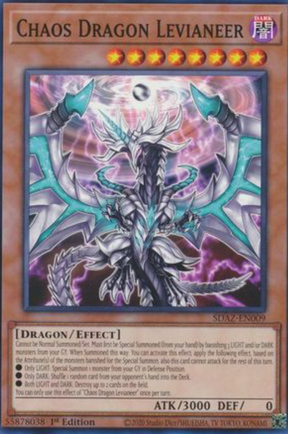 Chaos Dragon Levianeer - SDAZ-EN009 - Common 1st Edition