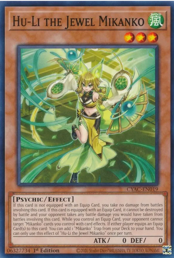 Hu-Li the Jewel Mikanko - CYAC-EN019 - Common 1st Edition
