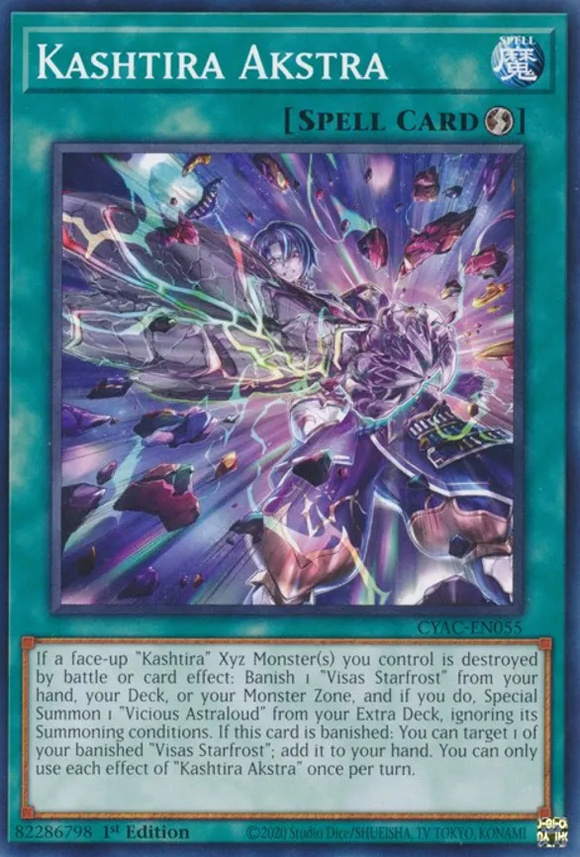 Kashtira Akstra - CYAC-EN055 - Common 1st Edition