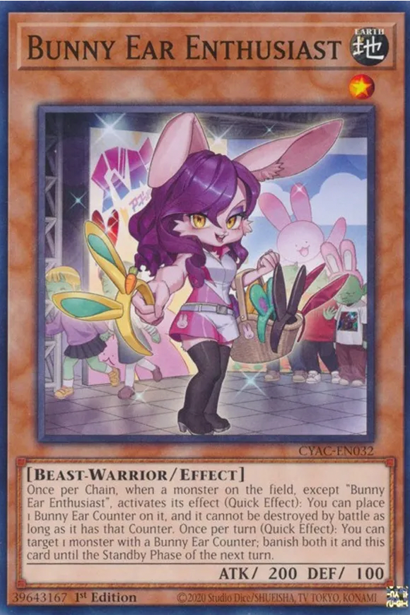 Bunny Ear Enthusiast - CYAC-EN032 - Common 1st Edition