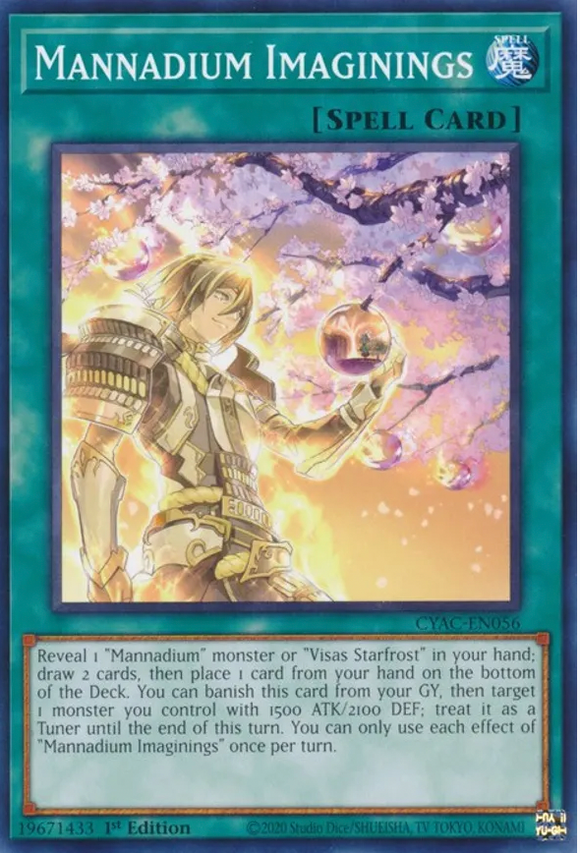Mannadium Imaginings - CYAC-EN056 - Common 1st Edition