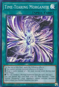 Time-Tearing Morganite - CYAC-EN067 - Super Rare 1st Edition