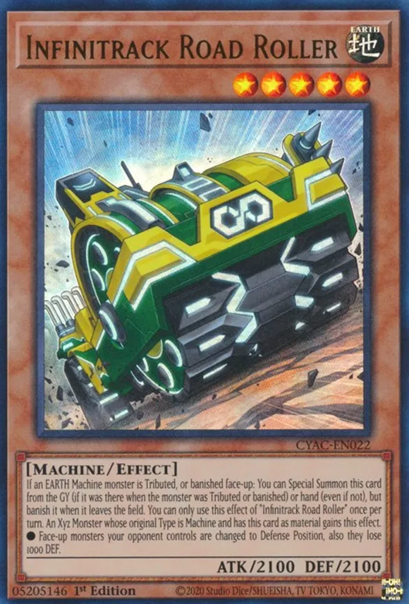Infinitrack Road Roller - CYAC-EN022 - Ultra Rare 1st Edition