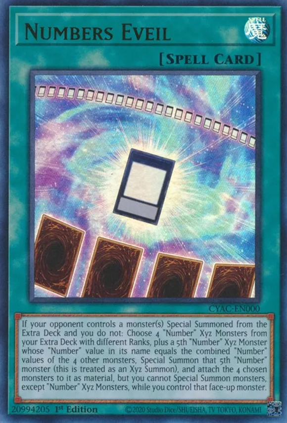 Numbers Eveil - CYAC-EN000 - Ultra Rare 1st Edition