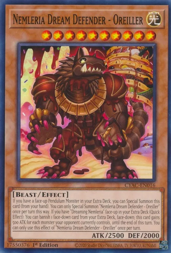 Nemleria Dream Defender - Oreiller - CYAC-EN016 - Common 1st Edition