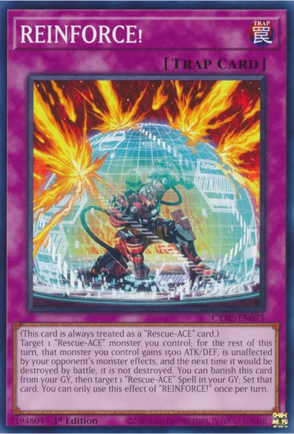 REINFORCE! - CYAC-EN075 - Common 1st Edition