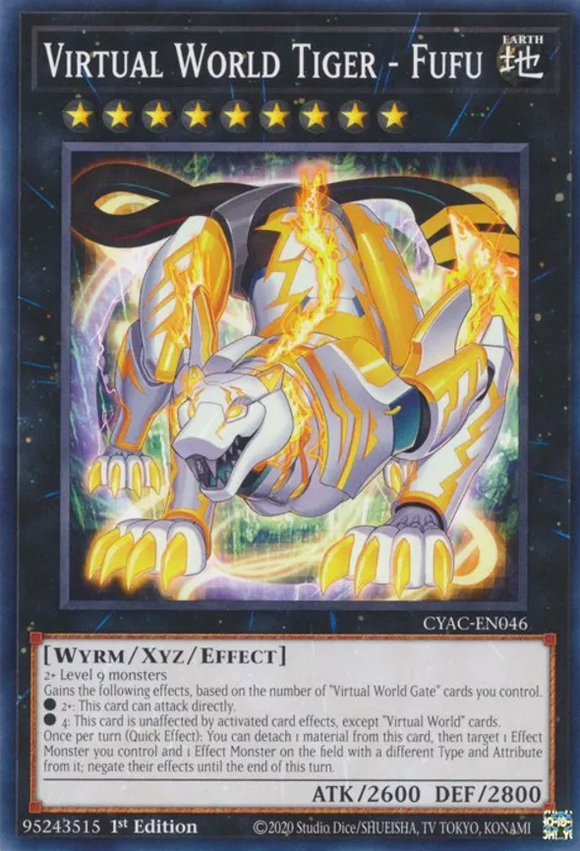 Virtual World Tiger - Fufu - CYAC-EN046 - Common 1st Edition