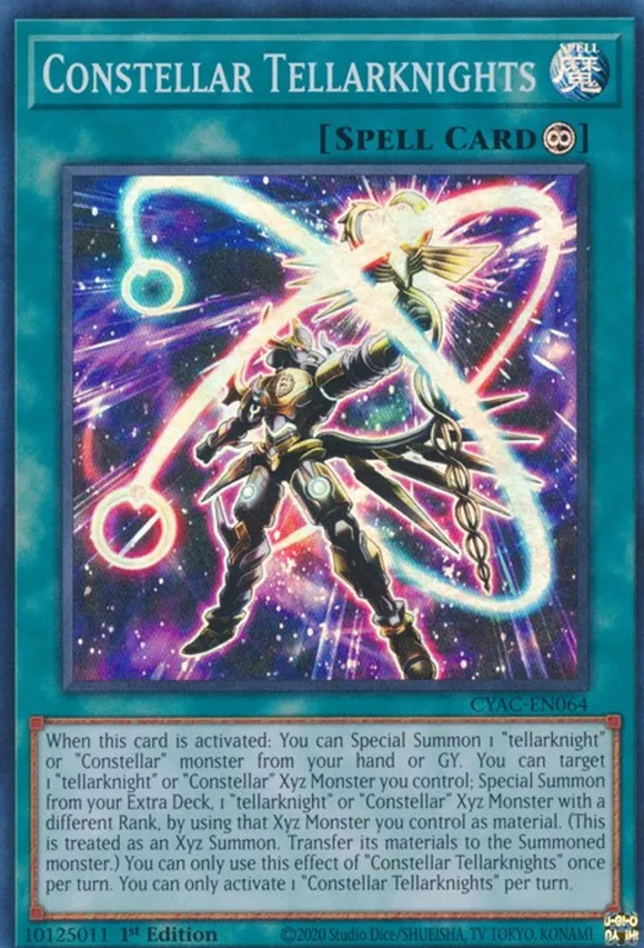 Constellar Tellarknights - CYAC-EN064 - Super Rare 1st Edition