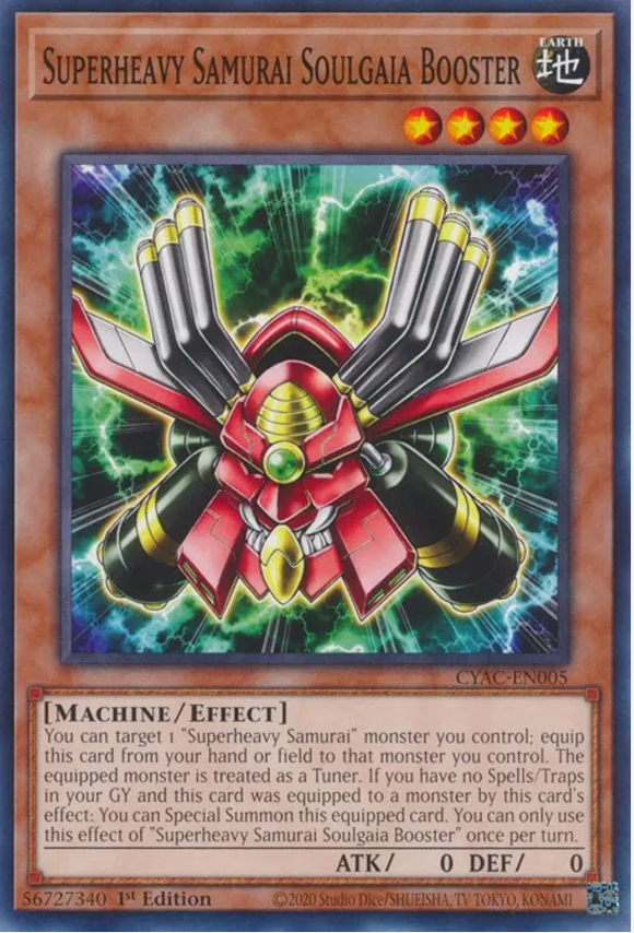 Superheavy Samurai Soulgaia Booster - CYAC-EN005 - Common 1st Edition