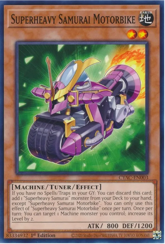 Superheavy Samurai Motorbike - CYAC-EN003 - Common 1st Edition