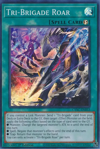 Tri-Brigade Roar - CYAC-EN053 - Super Rare 1st Edition