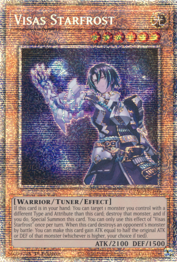 Visas Starfrost - CYAC-EN100 - Starlight Rare 1st Edition