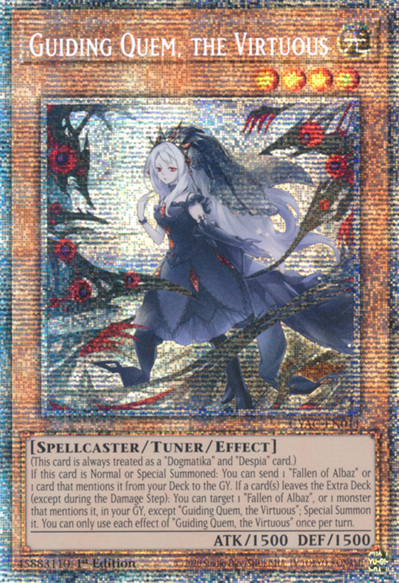 Guiding Quem, the Virtuous - CYAC-EN011 - Starlight Rare 1st Edition