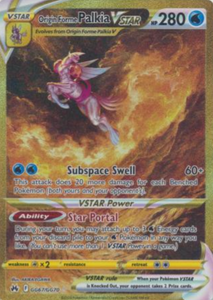 gold palkia pokemon card Pokmon Gold Card - Palkia VSTAR Replica