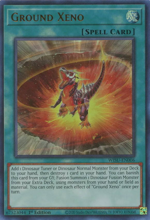 Ground Xeno - WISU-EN006 - Ultra Rare 1st Edition