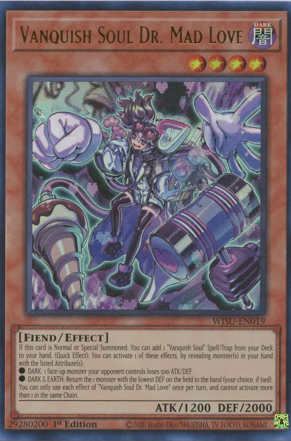 Vanquish Soul Dr. Mad Love - WISU-EN019 - Ultra Rare 1st Edition