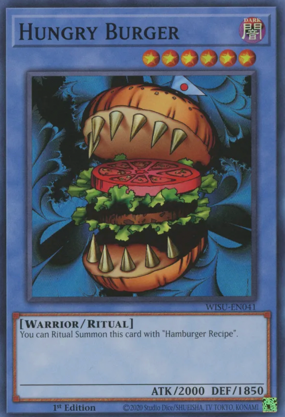 Hungry Burger - WISU-EN041 - Super Rare 1st Edition