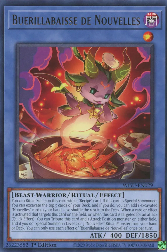 Buerillabaisse de Nouvelles - WISU-EN029 - Rare 1st Edition