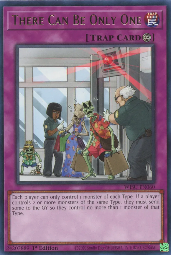 There Can Be Only One - WISU-EN060 - Rare 1st Edition