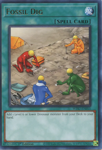 Fossil Dig - WISU-EN055 - Rare 1st Edition
