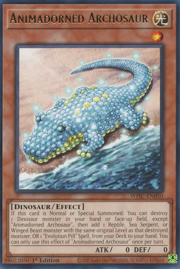 Animadorned Archosaur - WISU-EN050 - Rare 1st Edition