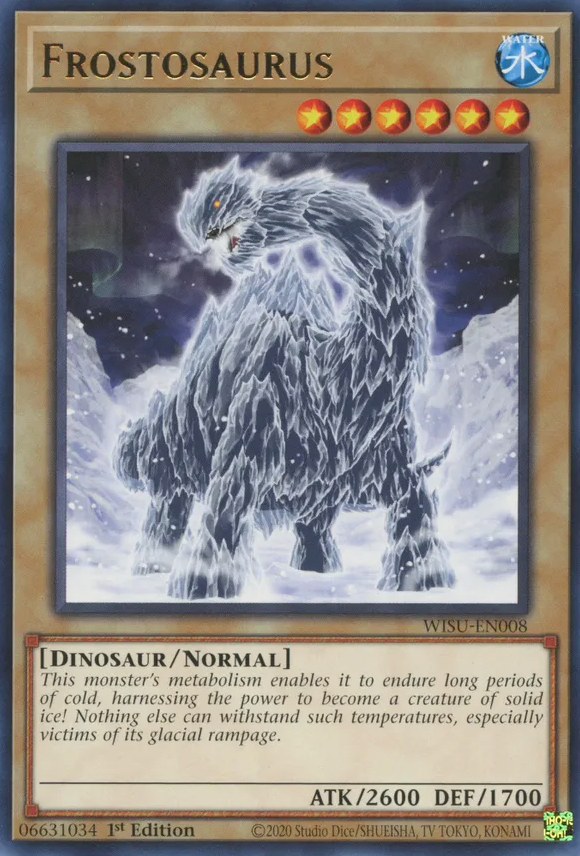 Frostosaurus - WISU-EN008 - Rare 1st Edition