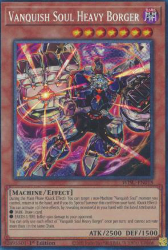 Vanquish Soul Heavy Borger - WISU-EN018 - Collector's Rare 1st Edition