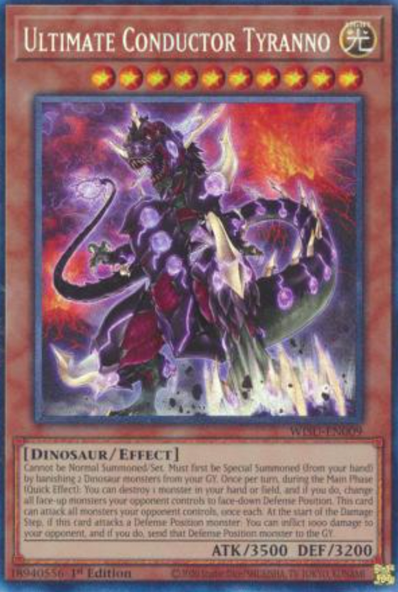 Ultimate Conductor Tyranno - WISU-EN009 - Collector's Rare 1st Edition