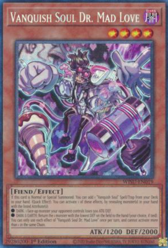 Vanquish Soul Dr. Mad Love - WISU-EN019 - Collector's Rare 1st Edition