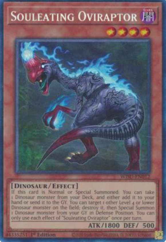 Souleating Oviraptor - WISU-EN012 - Collector's Rare 1st Edition