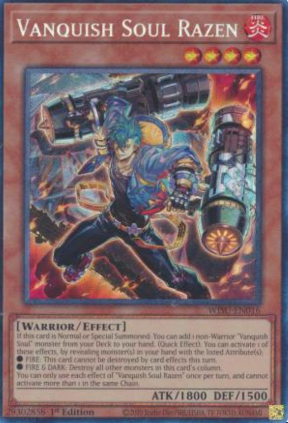 Vanquish Soul Razen - WISU-EN016 - Collector's Rare 1st Edition