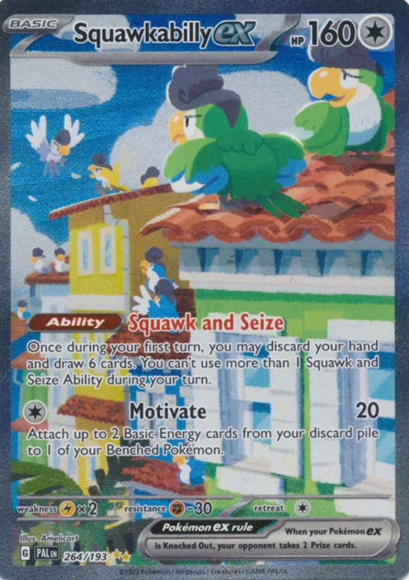 Squawkabilly ex - 264/193 - Special Illustrion Rare