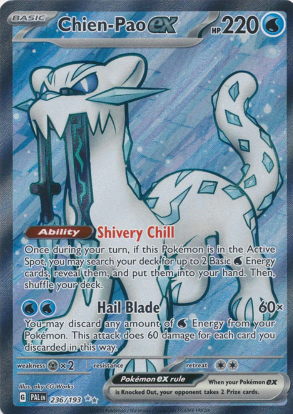 Chien-Pao ex - 236/193 - Full Art Secret Rare
