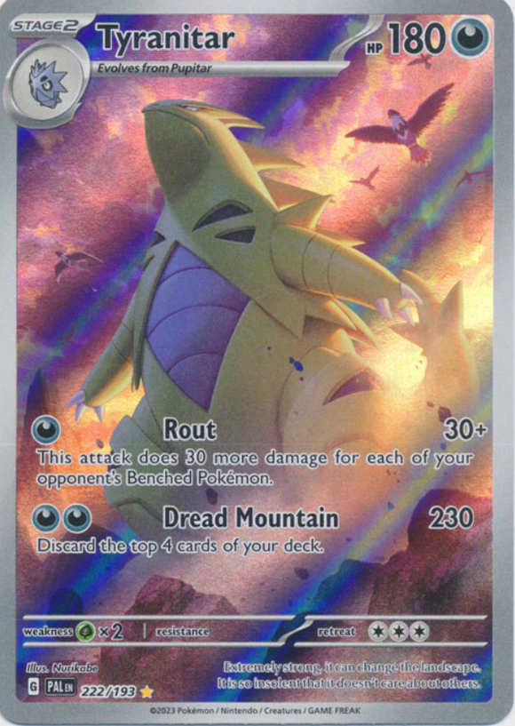 Tyranitar - 222/193 - Illustration Rare