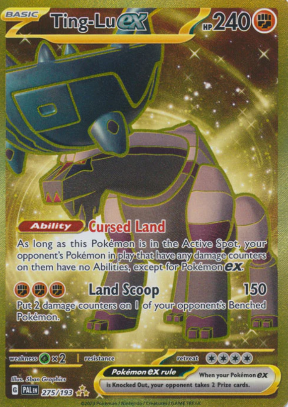 Ting-Lu ex - 275/193 - Gold Secret Rare