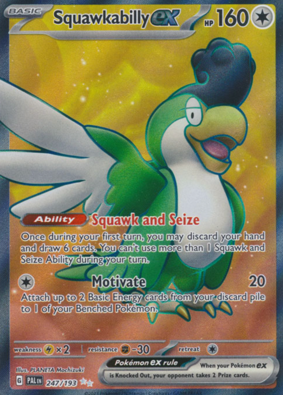 Squawkabilly ex - 247/193 - Full Art Secret Rare