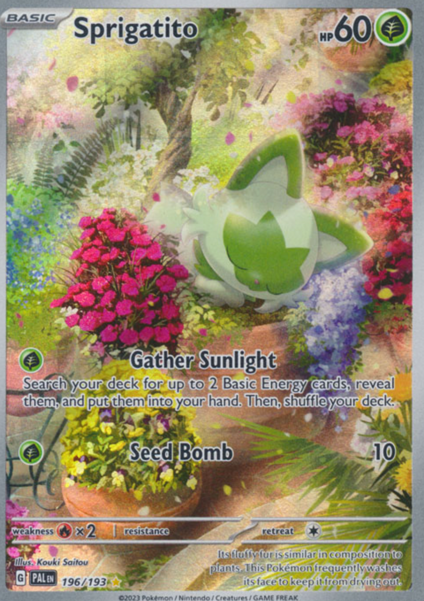 Sprigatito - 196/193 - Illustration Rare – Essential Cards