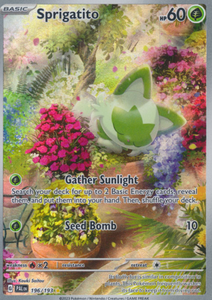 Sprigatito - 196/193 - Illustration Rare