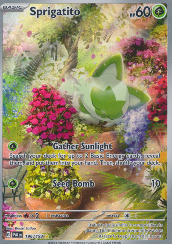Sprigatito - 196/193 - Illustration Rare