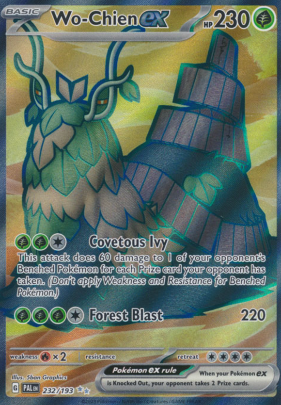 Wo-Chien ex - 232/193 - Full Art Secret Rare