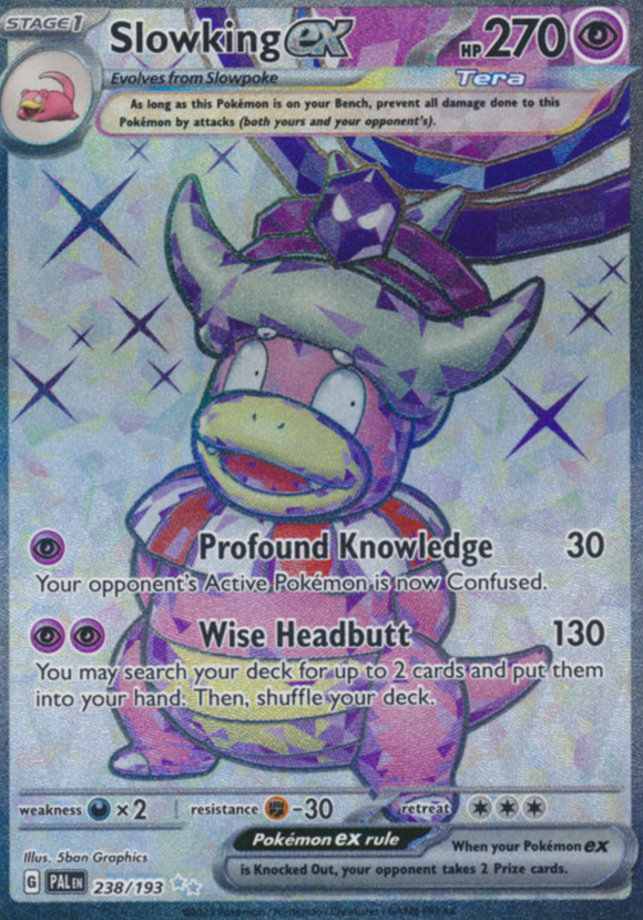 Slowking ex - 238/193 - Full Art Secret Rare