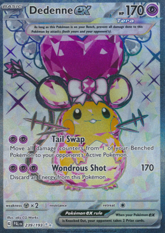 Dedenne ex - 239/193 - Full Art Secret Rare