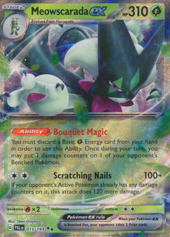 Meowscarada ex - 015/193 - Ultra Rare