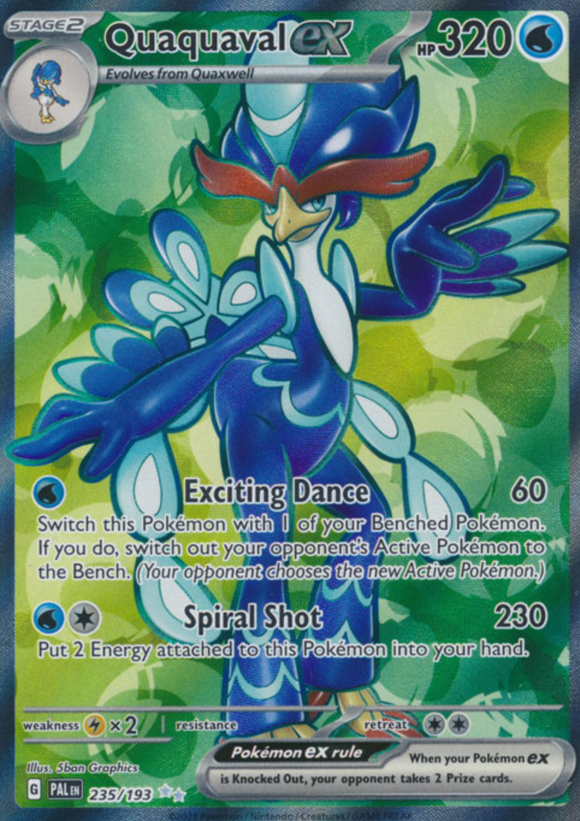 Quaquaval ex - 235/193 - Full Art Secret Rare