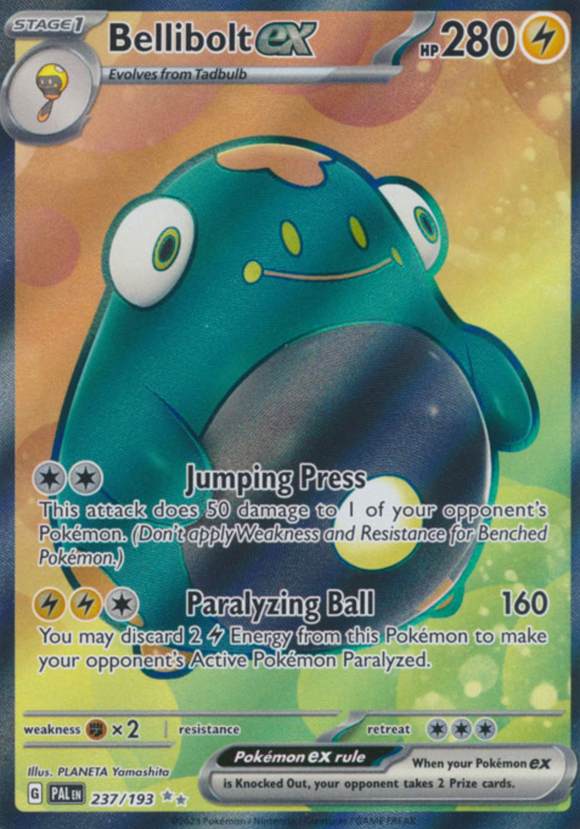 Bellibolt ex - 237/193 - Full Art Secret Rare
